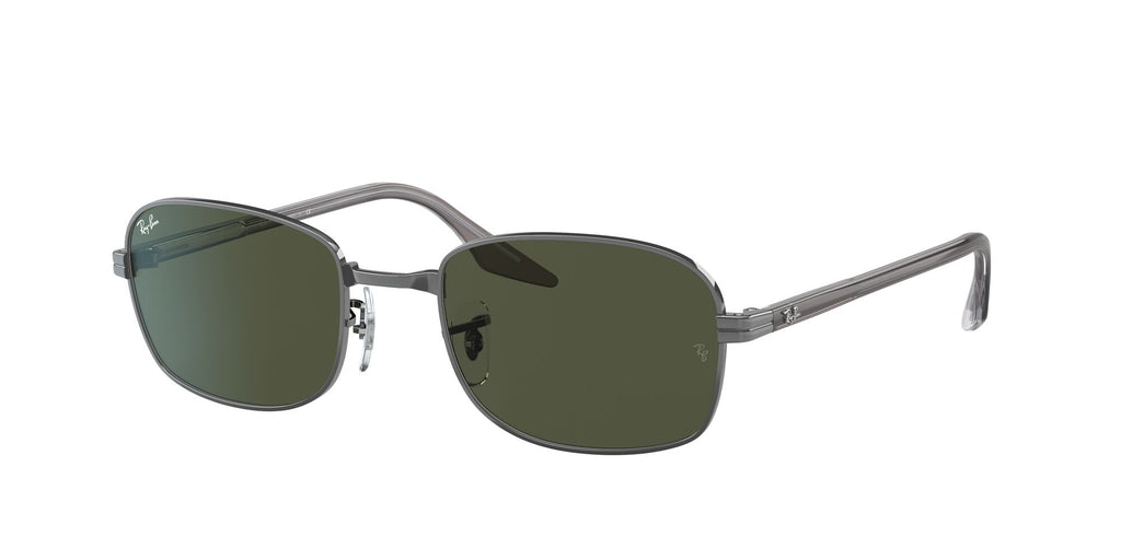 Ray-Ban  0RB3690 004/31 54 Gunmetal/ Green 54 / Crystal / Metal / Acetate