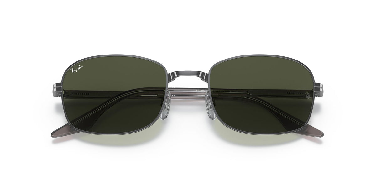 Ray-Ban0RB3690 004/31 54 Gunmetal/ Green 54 / Crystal / Metal / Acetate
