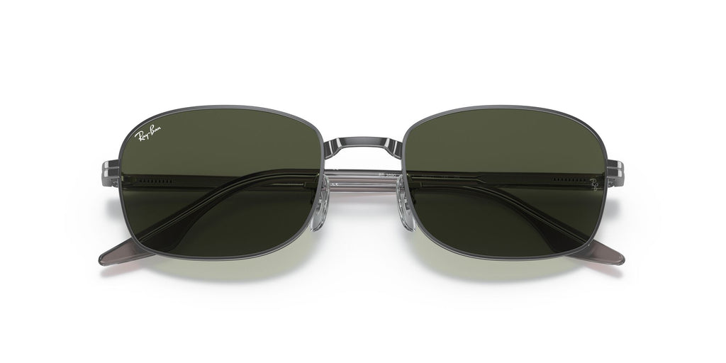 Ray-Ban  0RB3690 004/31 54 Gunmetal/ Green 54 / Crystal / Metal / Acetate