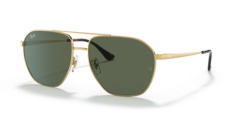 Ray-Ban  0RB3692D 001/71 60 Gold/ Dark Green