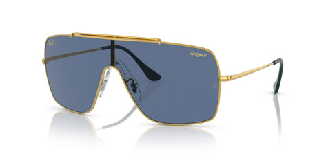 Ray-Ban Wings Ii 0RB3697 924580 35 Gold/ Dark Blue 35 / Polyamide / Metal / Metal