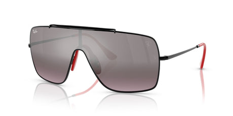 Ray-Ban  0RB3697M F009Y3 35 Black/ Violet Mirror Gradient Silver