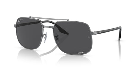 Ray-Ban  0RB3699 004/K8 56 Gunmetal/ Dark Grey 56 / Crystal / Metal / Acetate