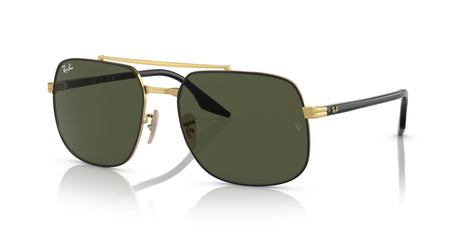 Ray-Ban  0RB3699 900031 56 Black On Gold/ Green 56 / Crystal / Metal / Acetate