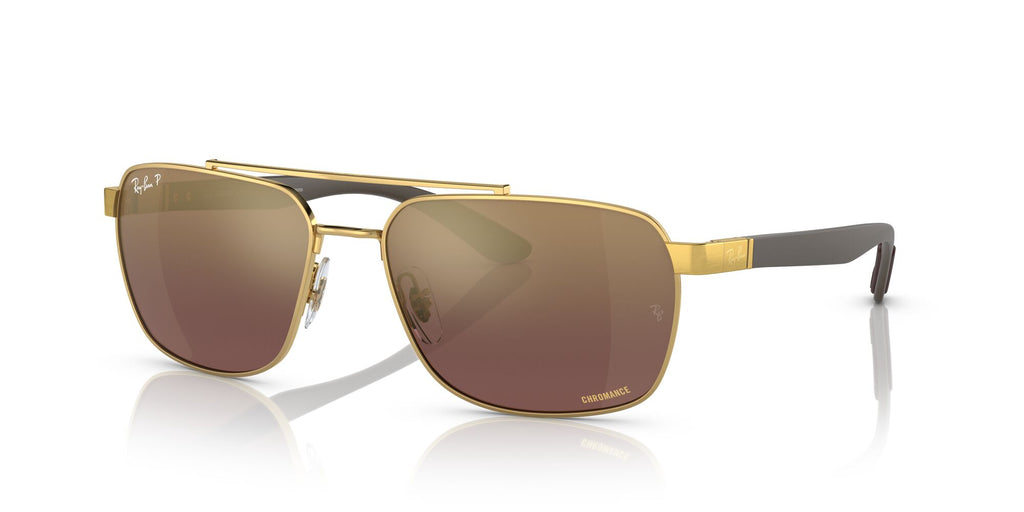 Ray-Ban  0RB3701 001/6B 59 Gold/ Purple/Gold 59 / Polycarbonate / Steel / Metal