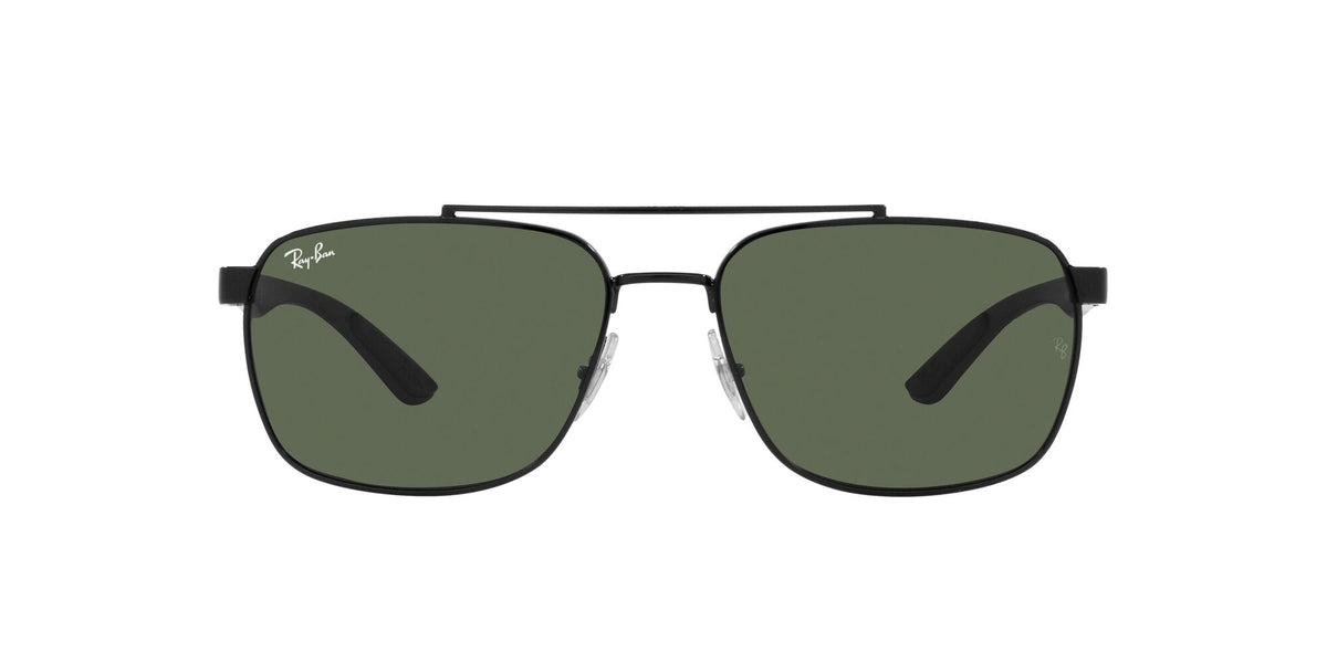 Ray-Ban0RB3701 002/71 59 Black/ Dark Green - Blue Star Eyewear