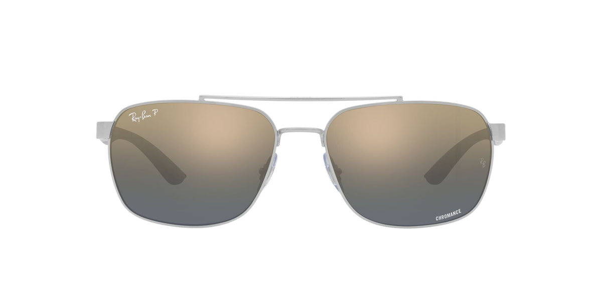 Ray-Ban0RB3701 003/J0 59 Silver/ Blue/Gold - Blue Star Eyewear
