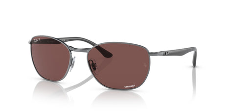 Ray-Ban  0RB3702 004/AF 57 Gunmetal/ Dark Violet 57 / Crystal / Metal / Metal