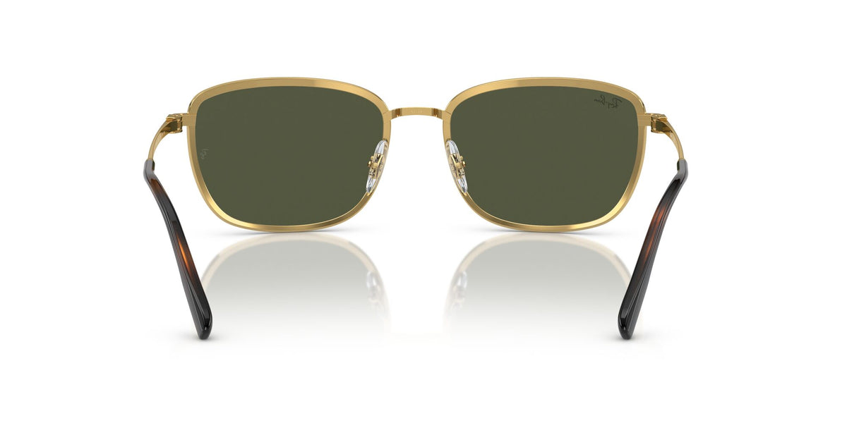 Ray-Ban0RB3705 001/31 57 Gold/ Green