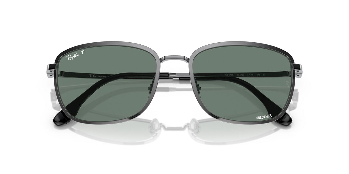 Ray-Ban0RB3705 004/O9 60 Gunmetal/ Grey 60 / Crystal / Metal / Metal