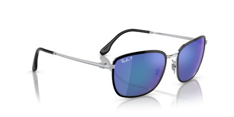 Ray-Ban  0RB3705 91444L 57 Black On Silver/ Grey 57 / Crystal / Metal / Metal