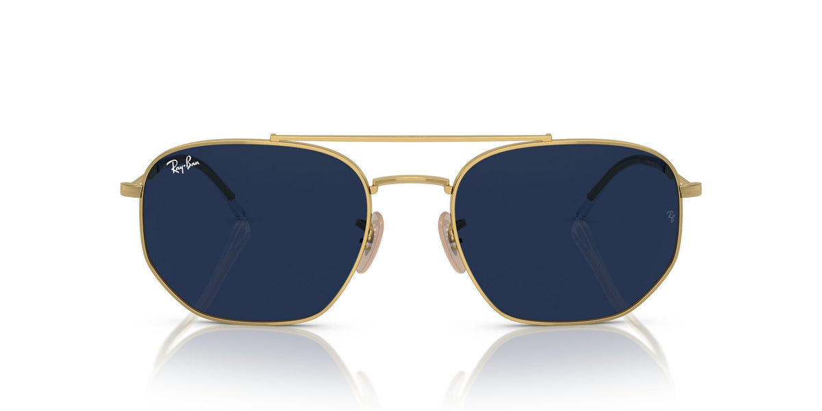 Ray-Ban0RB3707 001/GG 54 Gold/ Clear/Blue 54 / Crystal / Metal / Metal