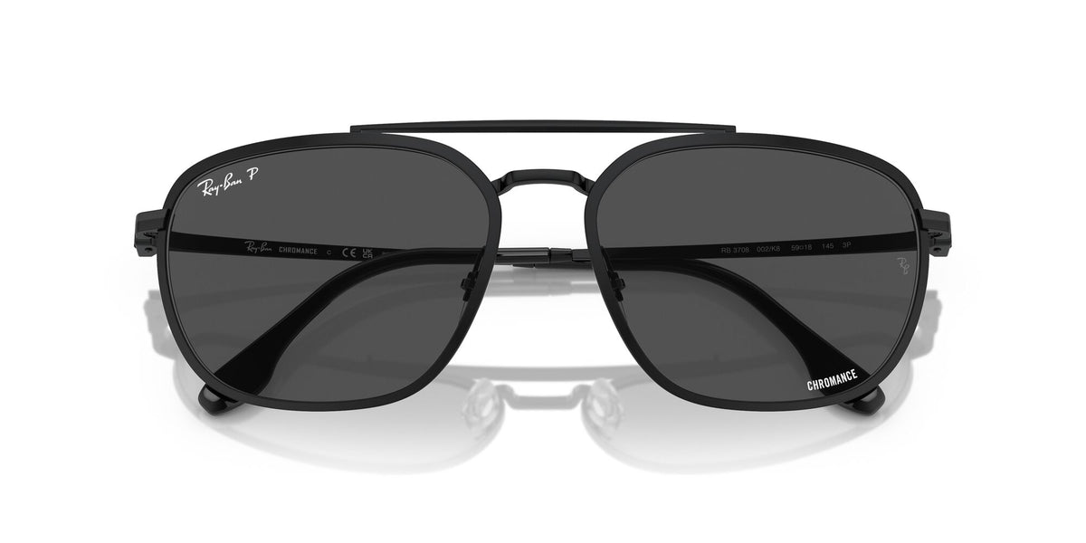 Ray-Ban0RB3708 002/K8 56 Black/ Grey 56 / Crystal / Metal / Metal