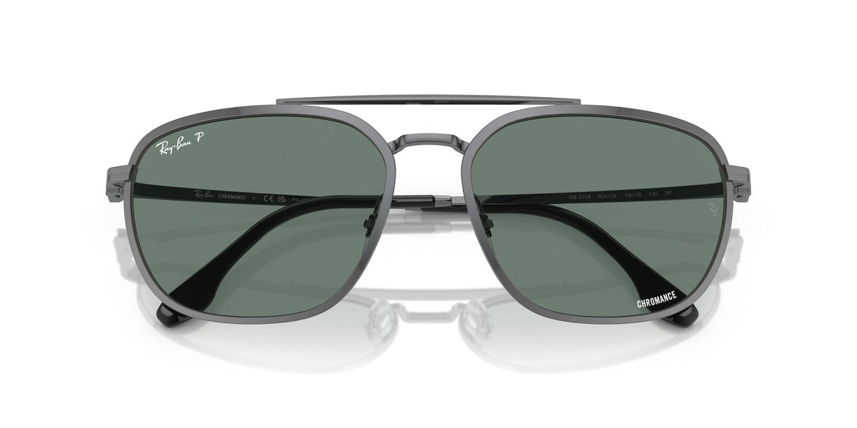 Ray-Ban0RB3708 004/O9 56 Gunmetal/ Grey 56 / Crystal / Metal / Metal