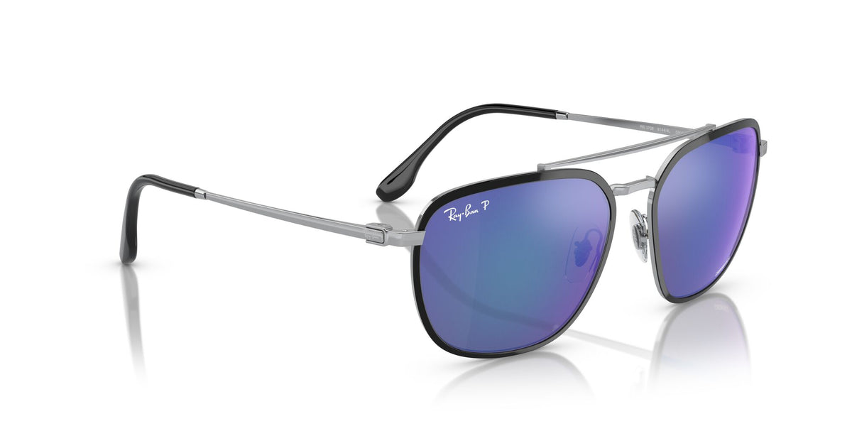 Ray-Ban0RB3708 91444L 59 Black On Silver/ Grey 59 / Crystal / Metal / Metal