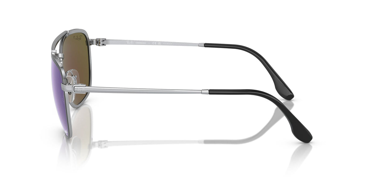 Ray-Ban0RB3708 91444L 56 Black On Silver/ Grey 56 / Crystal / Metal / Metal