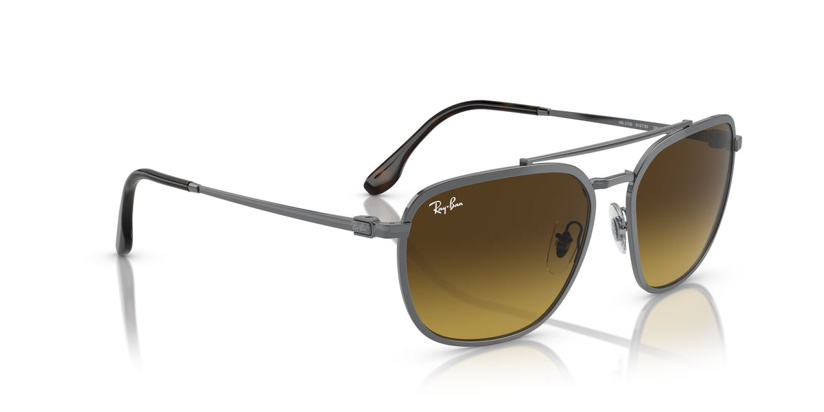 Ray-Ban0RB3708 916785 56 Gunmetal/ Brown 56 / Crystal / Metal / Metal