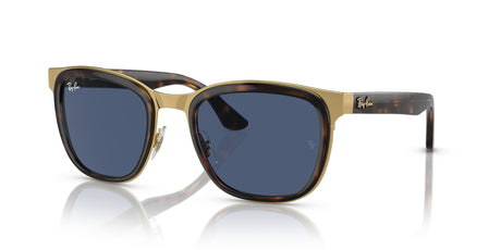 Ray-Ban Clyde 0RB3709 001/80 53 Havana On Gold/ Dark Blue 53 / Polycarbonate / Metal / Propionate
