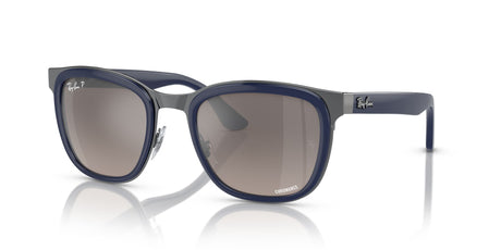 Ray-Ban Clyde 0RB3709 004/5J 53 Blue On Gunmetal/ Silver 53 / Polycarbonate / Metal / Propionate