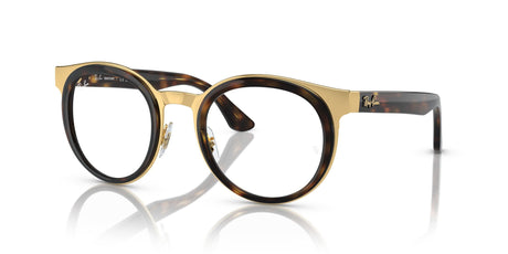Ray-Ban Bonnie 0RB3710 001/M1 50 Havana On Gold/ Clear/Green 50 / Polycarbonate / Metal / Propionate