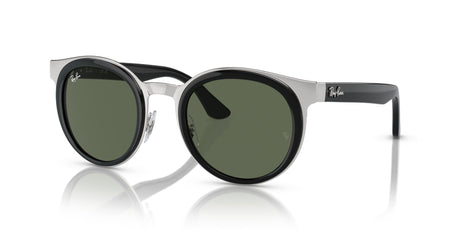 Ray-Ban Bonnie 0RB3710 003/71 50 Black On Silver/ Dark Green 50 / Polycarbonate / Metal / Propionate