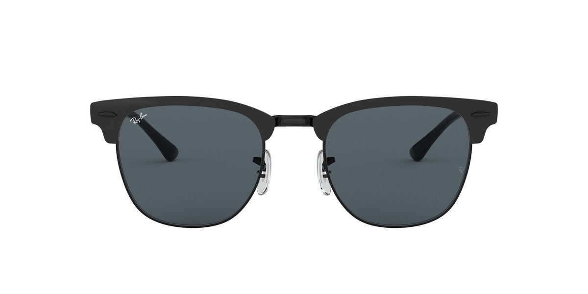 Ray-Ban Clubmaster Metal 0RB3716 186/R5 51 Black/ Blue - Blue Star Eyewear