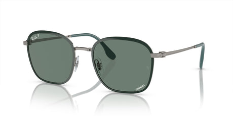 Ray-Ban  0RB3720 9264O9 55 Green On Gunmetal/ Grey 55 / Crystal / Metal / Metal