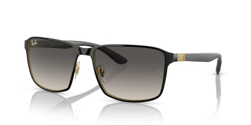 Ray-Ban  0RB3721 187/11 59 Black On Gold/ Grey 59 / Polycarbonate / Metal / Metal