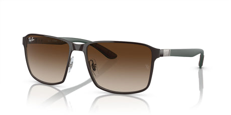 Ray-Ban  0RB3721 188/13 59 Brown On Gunmetal/ Brown 59 / Polycarbonate / Metal / Metal
