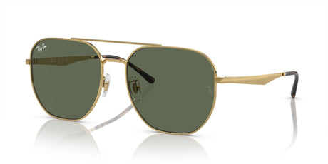 Ray-Ban  0RB3724D 001/71 59 Gold/ Dark Green