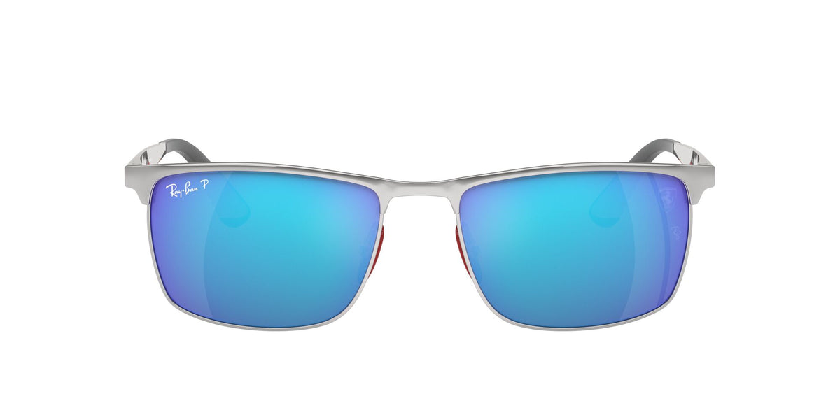 Ray-Ban Ferrari 0RB3726M F007A1 57 Silver/ Blue