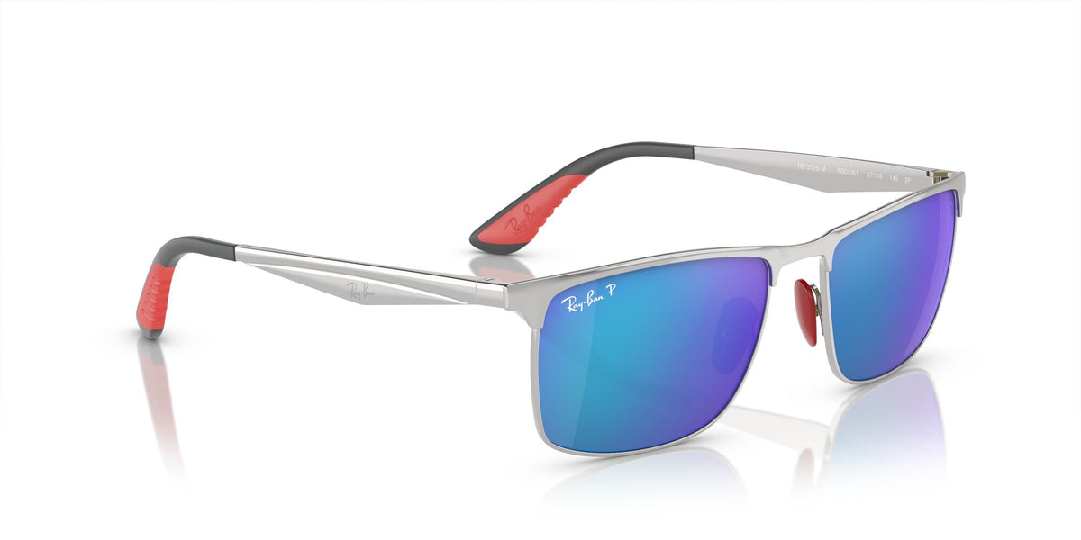 Ray-Ban Ferrari 0RB3726M F007A1 57 Silver/ Blue