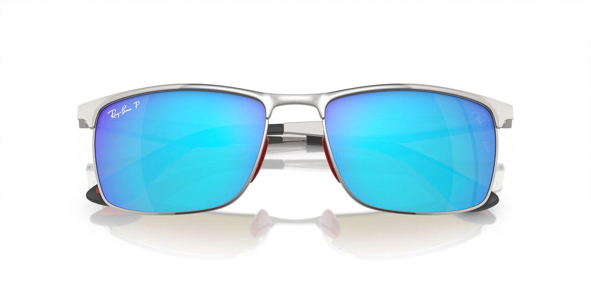 Ray-Ban Ferrari 0RB3726M F007A1 57 Silver/ Blue