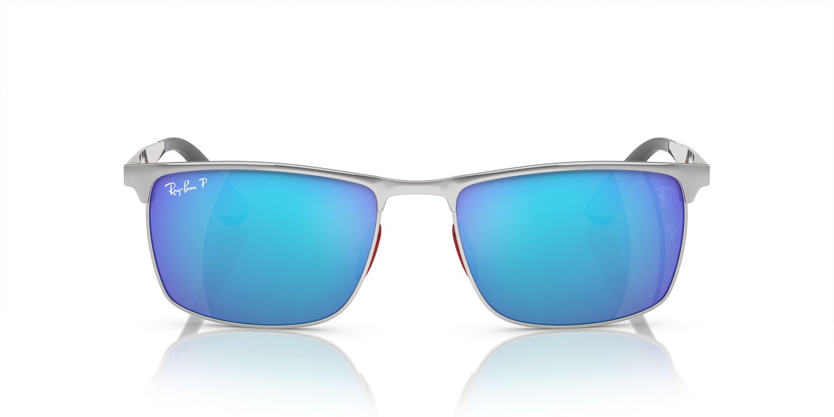 Ray-Ban Ferrari 0RB3726M F007A1 57 Silver/ Blue