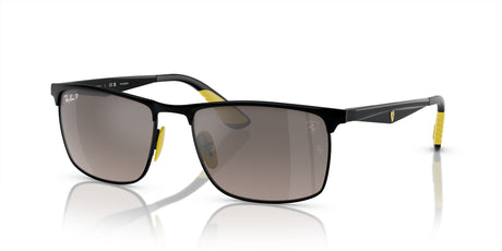 Ray-Ban Ferrari 0RB3726M F0885J57 Matte Black/ Grey Lens Polarised 57