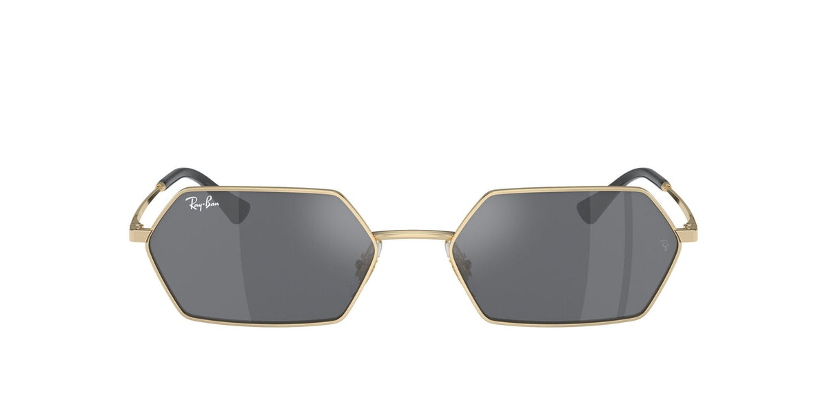 Ray-Ban Yevi 0RB3728 92136V 58 Light Gold/ Dark Grey