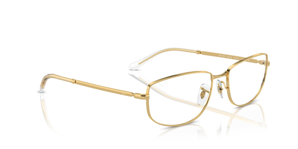 Ray-Ban0RB3732 001/GJ 59 Gold/ Clear/Green