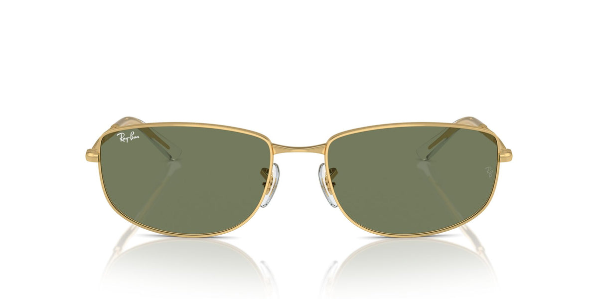 Ray-Ban0RB3732 001/GJ 59 Gold/ Clear/Green