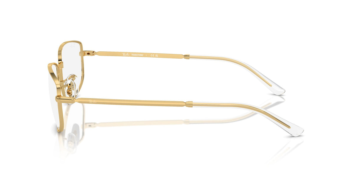 Ray-Ban0RB3732 001/GJ 59 Gold/ Clear/Green