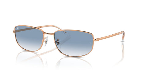 Ray-Ban  0RB3732 92023F 59 Rose Gold/ Clear & Blue