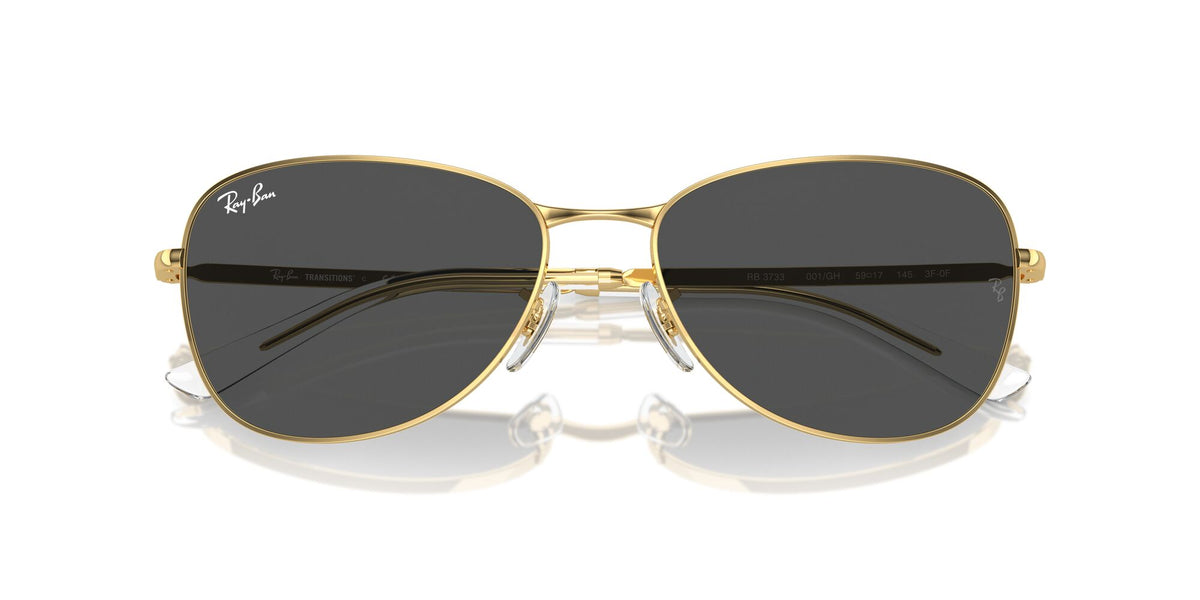 Ray-Ban0RB3733 001/GH 59 Gold/ Clear/Grey