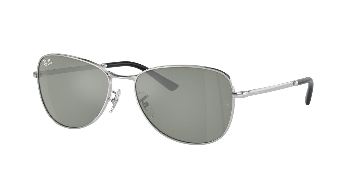 Ray-Ban0RB3733 003/40 56 Silver/ Green