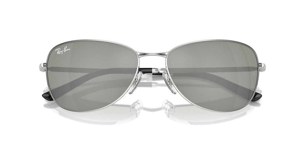 Ray-Ban0RB3733 003/40 56 Silver/ Green