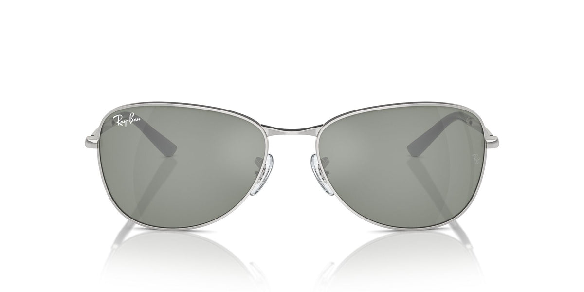 Ray-Ban0RB3733 003/40 56 Silver/ Green