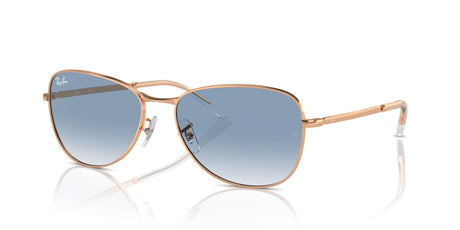 Ray-Ban  0RB3733 92023F 59 Rose Gold/ Clear & Blue