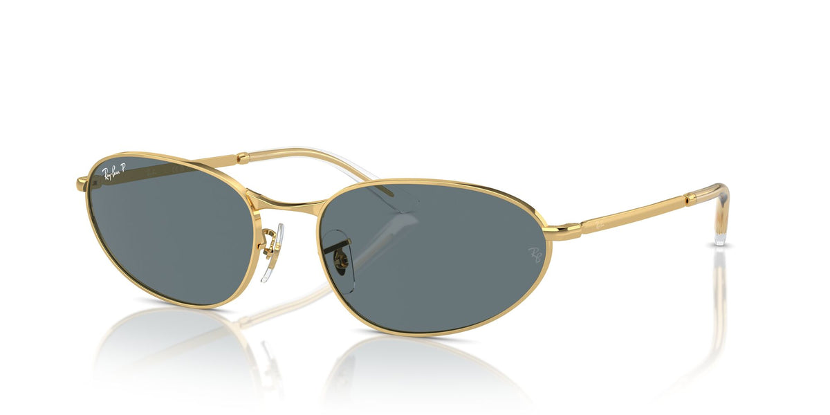 Ray-Ban0RB3734 001/3R 56 Gold/ Dark Blue