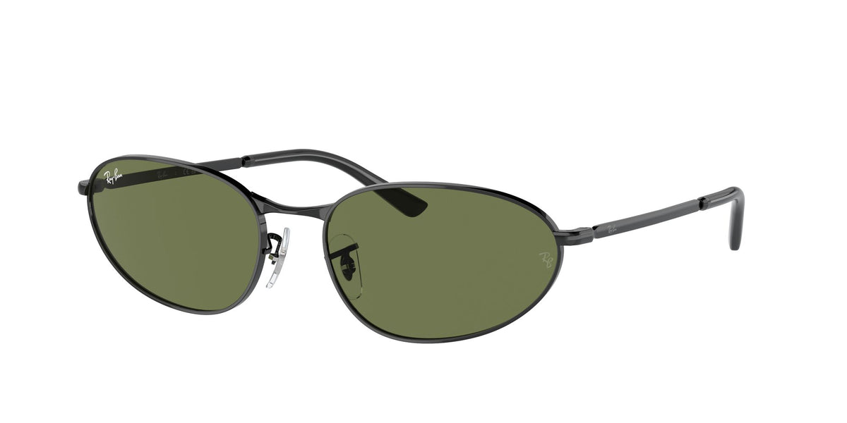 Ray-Ban0RB3734 002/B1 56 Black/ Dark Green