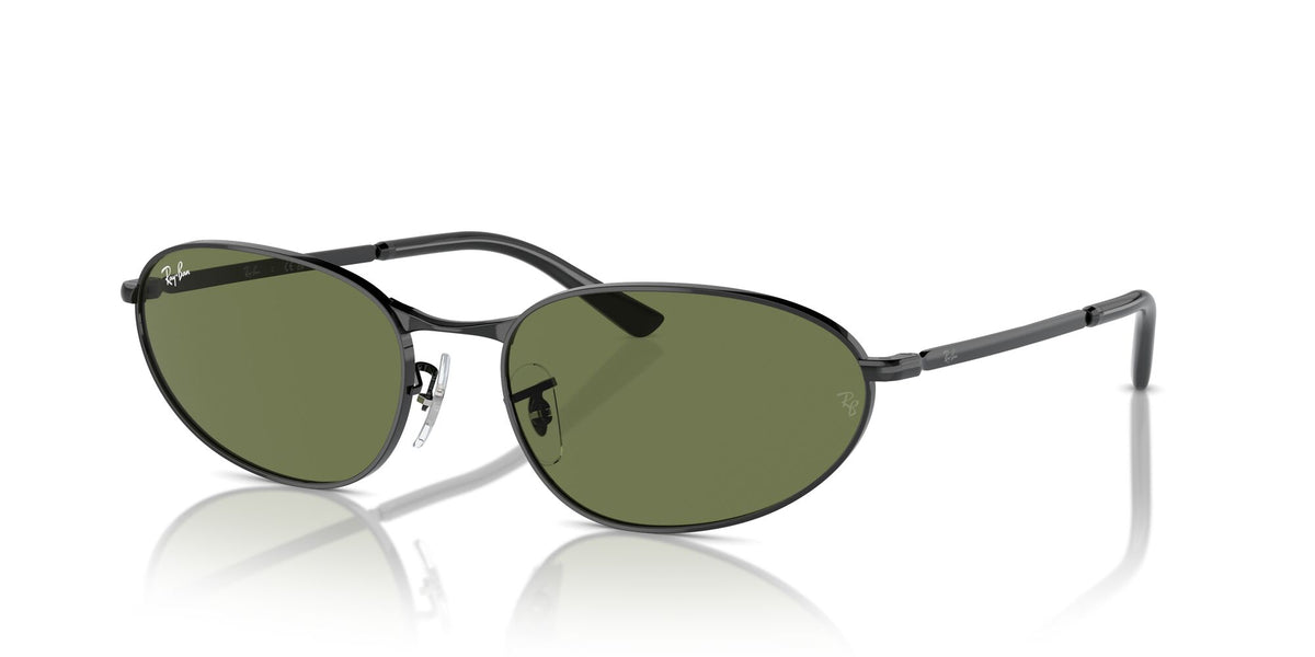 Ray-Ban0RB3734 002/B1 56 Black/ Dark Green