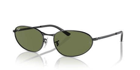 Ray-Ban  0RB3734 002/B1 59 Black/ Dark Green
