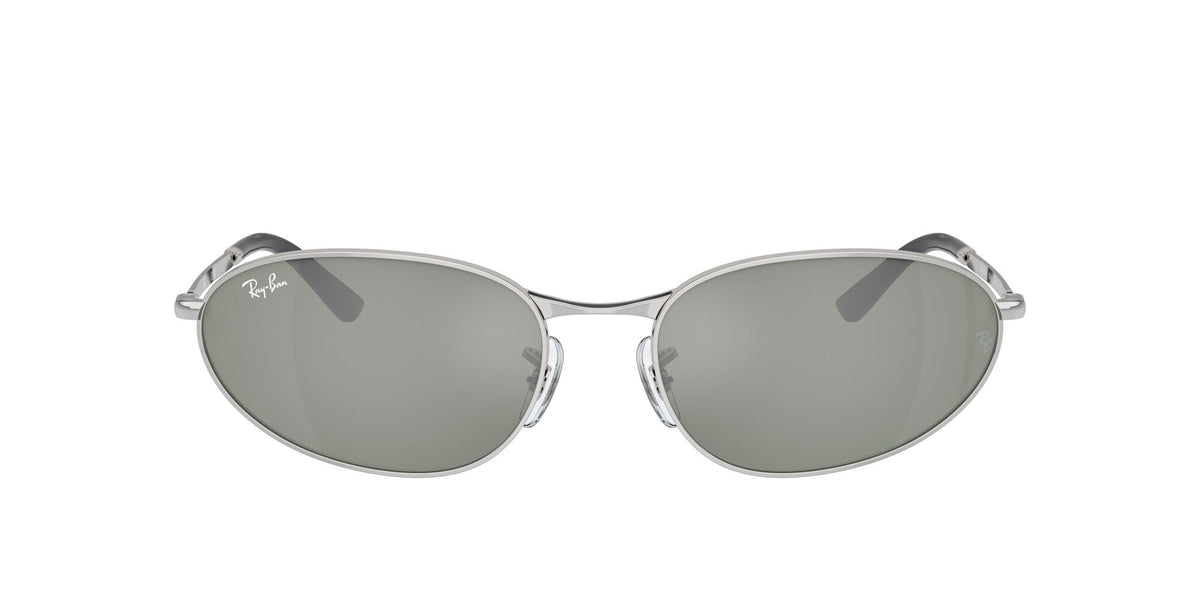 Ray-Ban0RB3734 003/40 56 Silver/ Green
